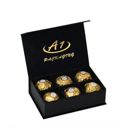 Magnetic Chocolate Truffles Gift Packaging Box