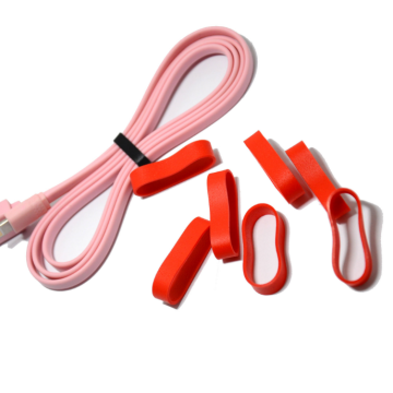 Customize Rubber Bands Silicone Cable Ties