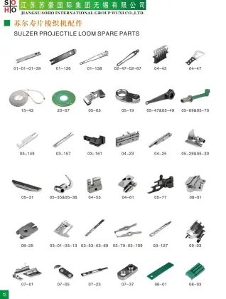 Sulzer Projectile Loom Spare Parts