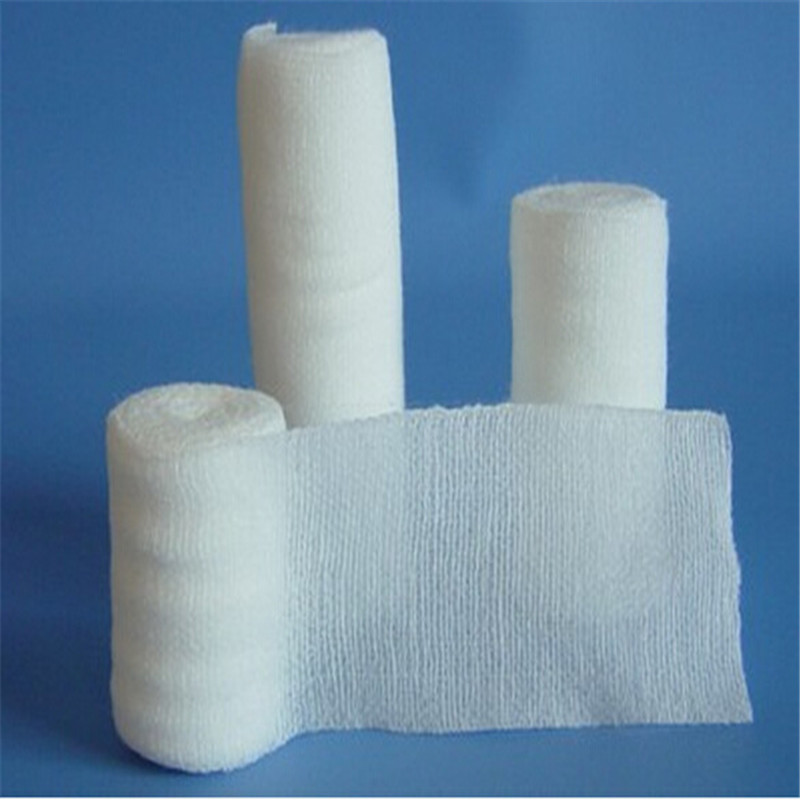 Medical White Plain Weave Elastic Cotton Bandage