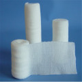 Bandagem elástica de tecido simples de algodão blenched medicinal