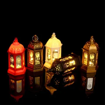 LED Ramadan Lantern Wind Lights - Home Decor for Eid and Islamic Parties