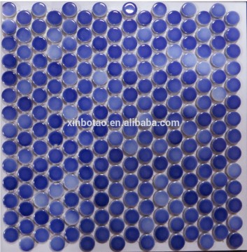Penny glass round mosaic tile,swimming pool tile STA5005