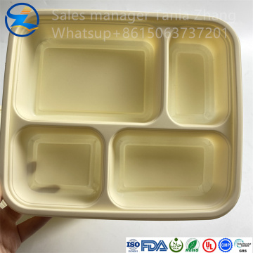 100% biodegradable PLA thermoplastic food container