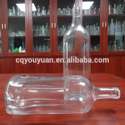 Handmade Large Glass Custom 3L Vodka 3L Wine Bottle