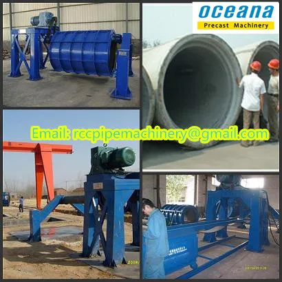 Horizontal Concrete Pipe Making Machine for Reinforced Cement Pipes