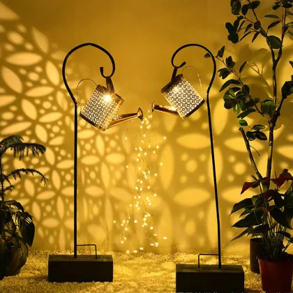 Outdoor Solar Kettle Lamp - Copper Wire Garden Lawn Decoration