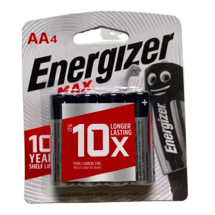 Energizer AA 1.5V LR6 Alkaline Batteries