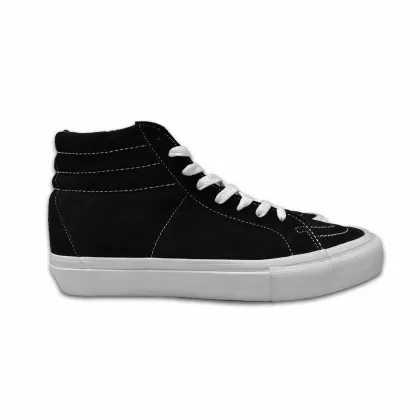 Black High-Top Skateboard Shoes for Men
