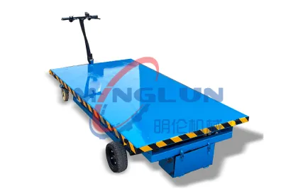 Customizable Guardrails for Storage Logistics and Goods Transportation Electric Lift Carts