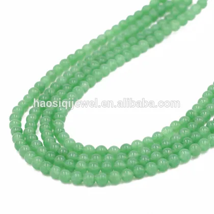 8mm round gemstone beads emerald stone green jade stone price for bracelet