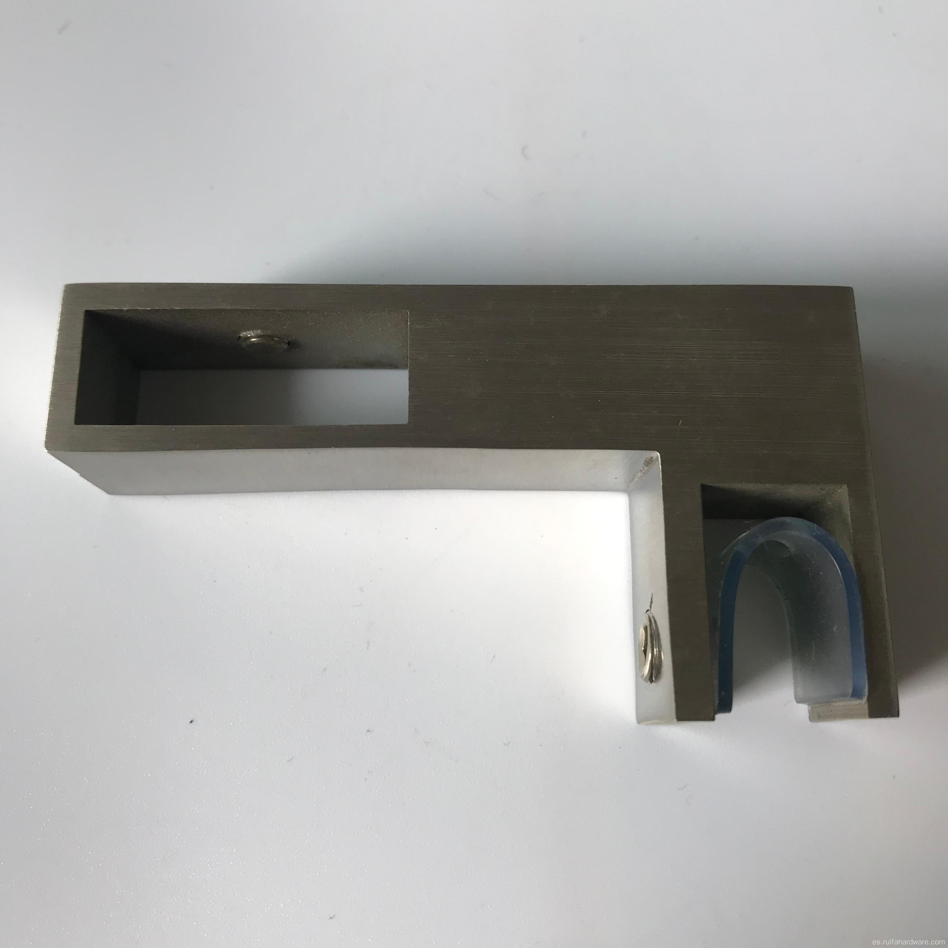 Conector de acero inoxidable premium para puerta de vidrio