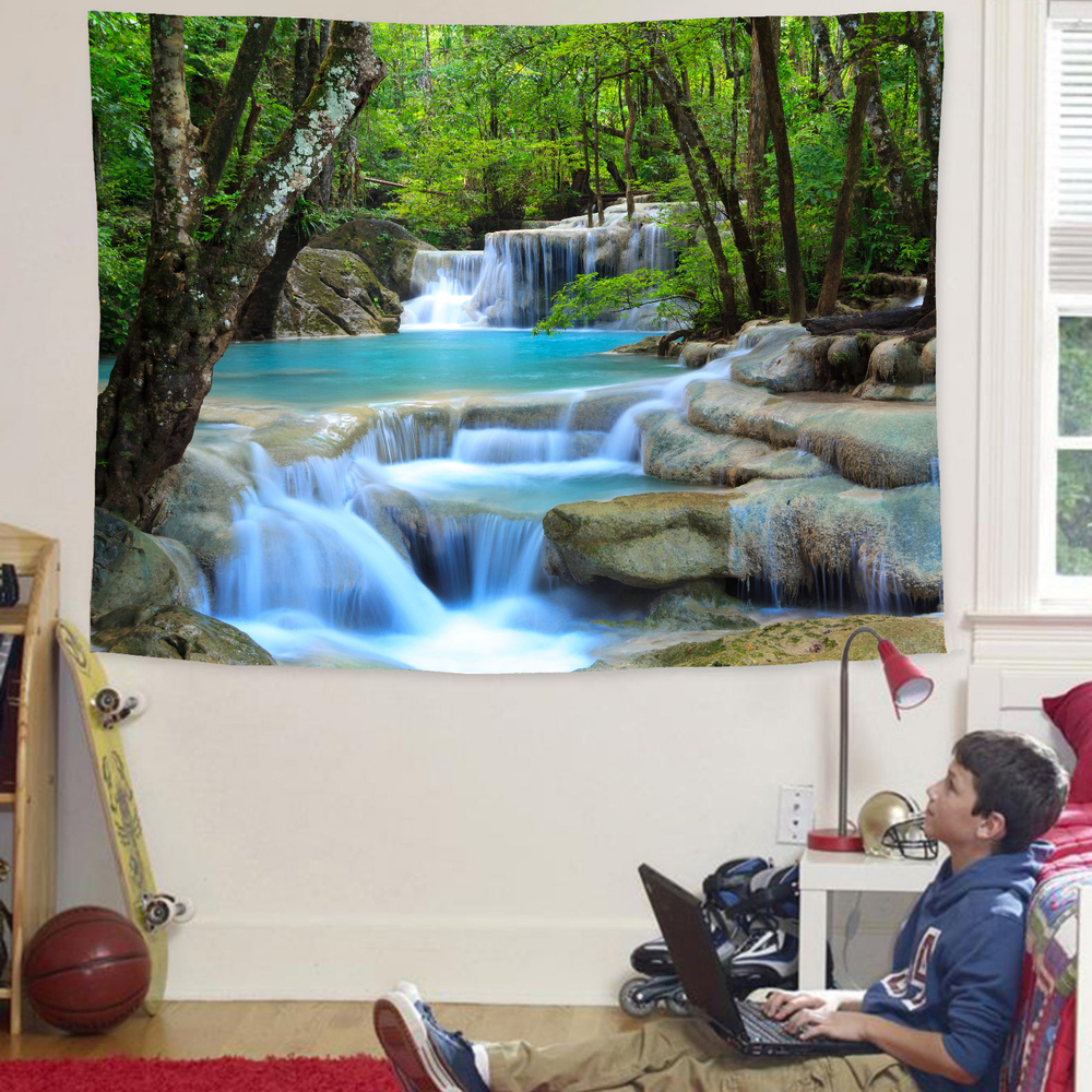 Forest Scenery Door Curtain tapestry17 (7)