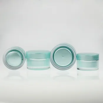 cream jar skin care container cosmetic packaging round bamboo cream jar custom mason jar