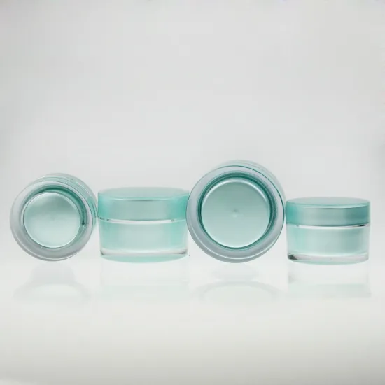 cream jar skin care container cosmetic packaging round bamboo cream jar custom mason jar