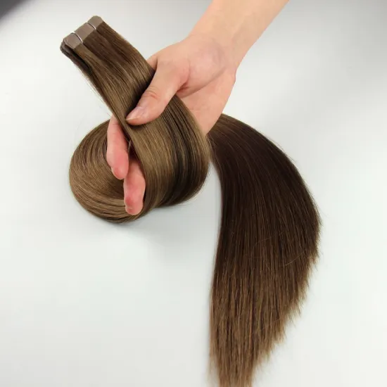 Grade 11A 100% Virgin Human Bone Straight Honey Blonde Brazilian Hair Suppliers Double Drawn Afro Tape Straight Hair Extension