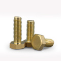 สลักเกลียว Hex Bolt โลหะผสมโครเมียมสีเหลืองเกรด 8