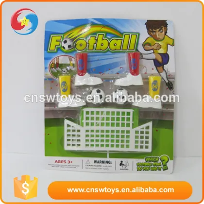 Promotional Toys Environmental Plastic Mini Football Finger Game Set Toys