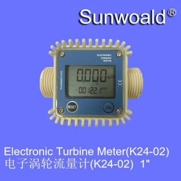 DN25 G1" Plastic with display Electronic Turbine oil flow meter sensor