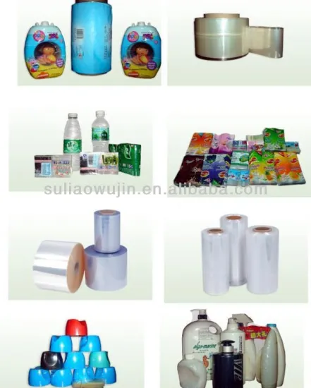 Professional label maker, colorful pvc shrink film for bottle label/package