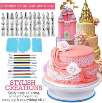 Kids Pop Up Ramadan Icing Cup Cake Decorating Tool Kit