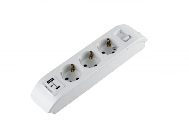 SmartPower Pro YRU-3H(A+C) German Standard Power Strip