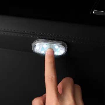 LED Atmosphere Light with Touch Sensor for Car - USB Charging & Emergency Roof Light
