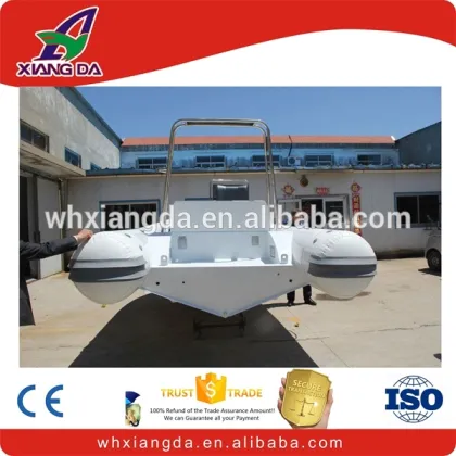 Luxury big aluminum hull north pak inflatable boat