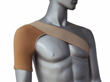 Qh-0407 Nylon Knitting Beige Shoulder Support