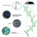  Memorial Wind Chimes Solar Hummingbird Wind Chime Supplier