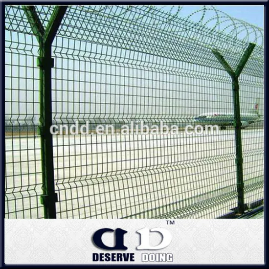 Hot dipped galvanized welded iron wire Airport Fence