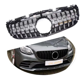 R172 SLC GT vertikaler Kühlergrill vorderen Stoßstangenkit für Mercedes Benz SL-Klasse SLC R172 (2016-2020)