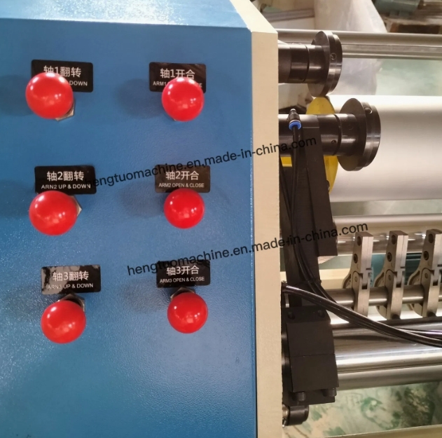 מכונת חיתוך וסיפוף של סרטי מתיחה חצי אוטומטיים