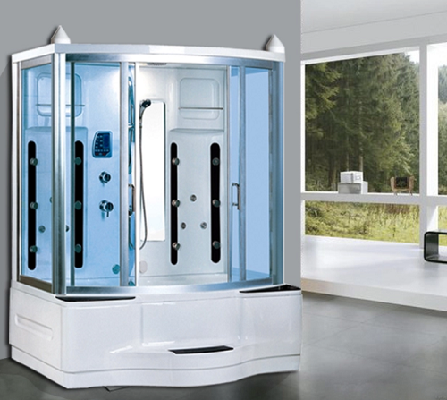 Encore Porte doccia a vapore bagnato interno in alluminio camera da doccia a vapore