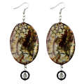 Natural Gemstone Agate Earring