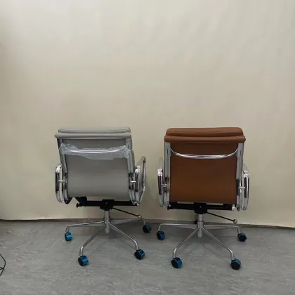 adjustable computer leather home office chairs with cushion