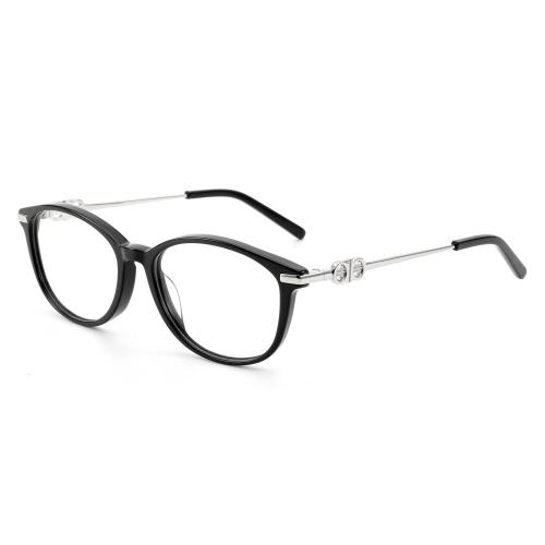 Ultra-Light Oval Solid Acetate Optical Frames ME2067