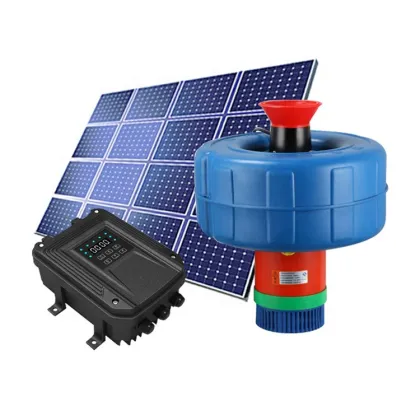 Solar Powered Catfish Pond Aerator Paddle Wheel Oxygen Pump for Aquaculture
