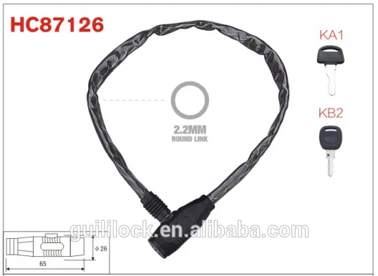 HC87126 Hot Link Chain Lock for Bike