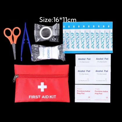 Portable First Aid Kit: Lightweight Emergency Survival Bag for Outdoors