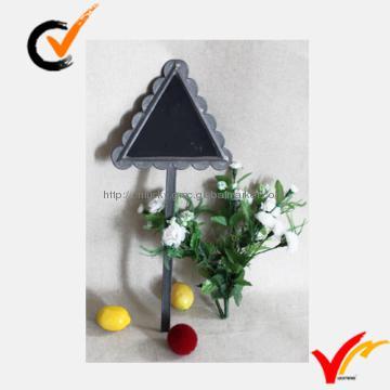 Garden metal blackboard stick