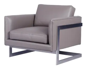 Milo baughman leather lounge chair