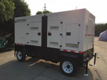 Mobile trailer type soundproof diesel generator price