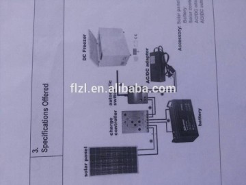 60L solar freezer,mini solar freezer dc freezer battery freezer cell freezer dc/ac inverter freezer