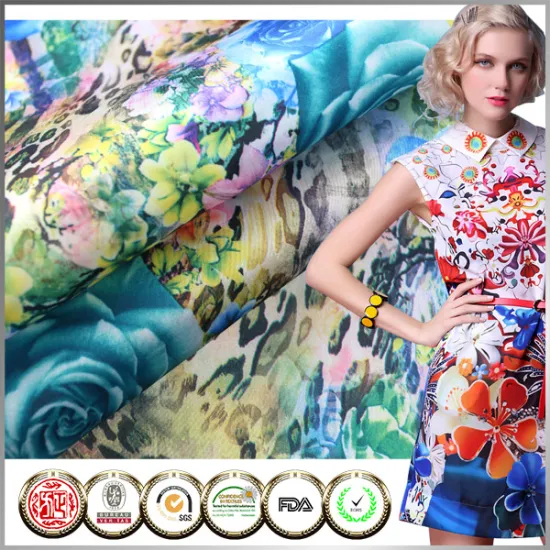 High qualtiy SGS Certified Dress Wholesale elastic satin fabric