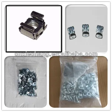M6 Cage Nuts Kit - Cage Nuts, Screws & Cup Washers-Rackmount
