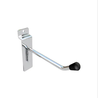 Chrome Single Long Peg Hooks (4.5mm Thickness) for Retail Display