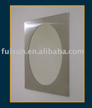 Stainless steel frame bathroom mirror, wall mirror