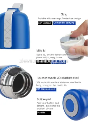 Food grade vacuum flask bottle Insulated flasks and thermos drinking water bottle