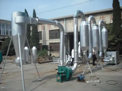 Gas flow drying machine